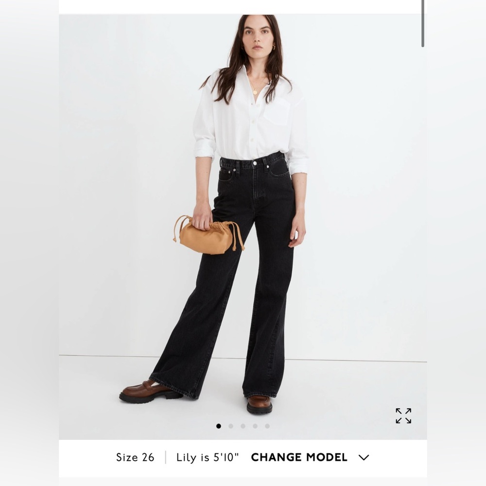 Madewell Baggy Flare Jeans